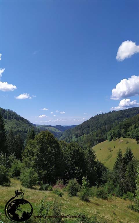Vista panoramica della Foresta nera
