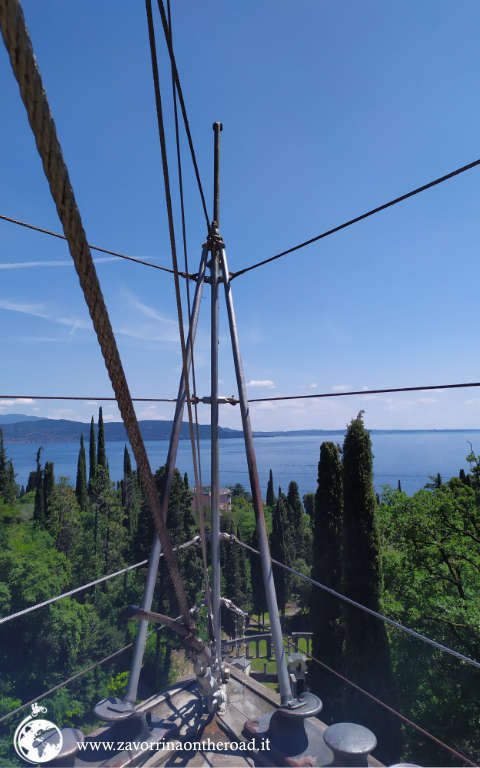 Veduta panoramica dalla Regia Nave Puglia al Vittoriale