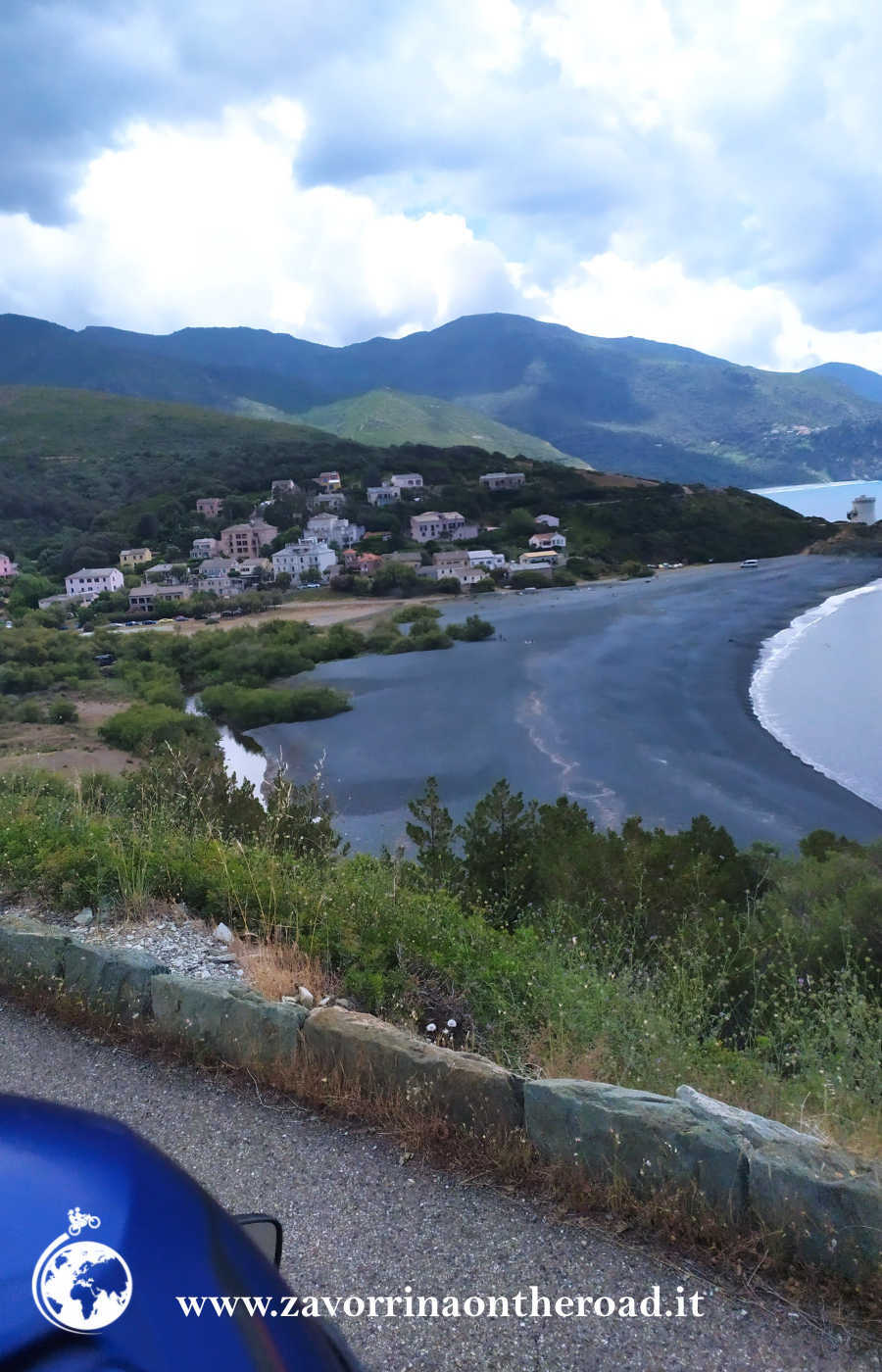 Vista panoramica della Plage d'Albo